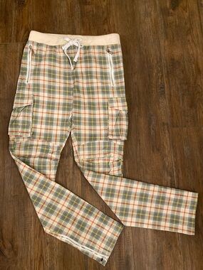 NWT BKYS Men’s Sweetdream Plaid Cargo Pants